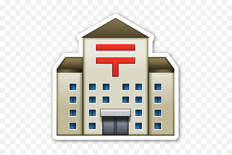 Real Estate Background Clipart - Japanese Post Office Clipart Emoji,House Emoji