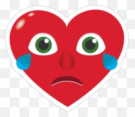 Phone Emoji Sticker Heart Face Crying - Clip Art,Philippines Flag Emoji