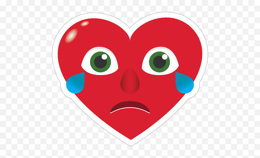 Phone Emoji Sticker Heart Face Crying - Clip Art,Philippines Flag Emoji