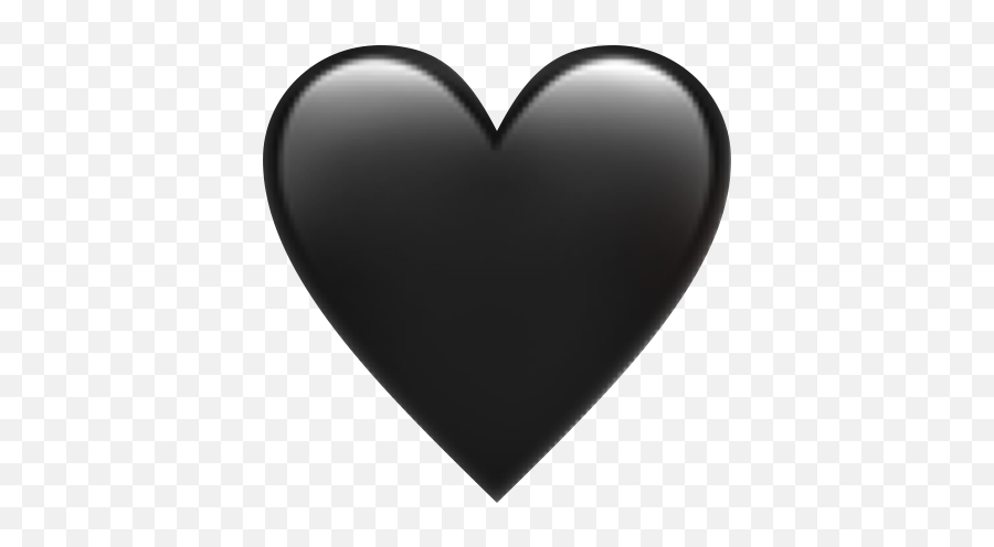 Heart Aesthetic Emoji Goth Black Emo Tumblr Instagram - Heart,Goth Emoji