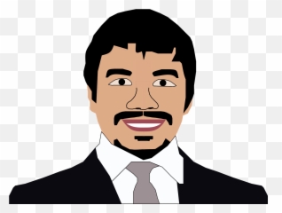 Boxer Boxing Filipino Filipino Boxer - Manny Pacquiao Clipart Png Emoji,Hand Chin Emoji