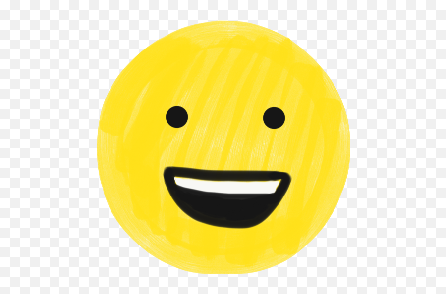 Sketch Emoji - Smiley,Intense Emoji