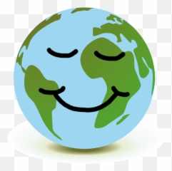 Be Nice To Your Mother Earth She Loves - Happy Transparent Background Emoji