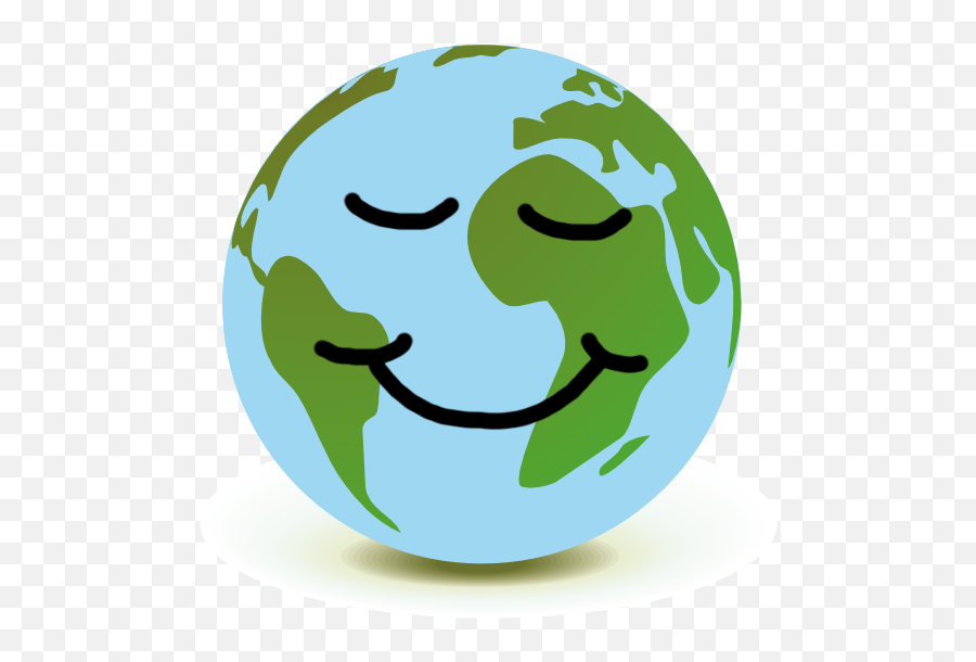 Be Nice To Your Mother Earth She Loves - Happy Earth Transparent Background Emoji,Earth Emoticon