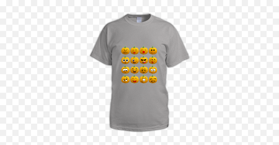 Halloween Pumpkin Emoji Men T Shirt At Cotton Cart - Green,Men's Emoji Shirt