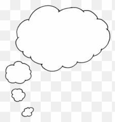 Cloud clipart thought bubble - Thought Bubble White Png Emoji