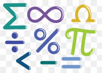 Mathematics Euclidean Vector Number Symbol - Vector Math Symbols Transparent Background Emoji,Math Emoji