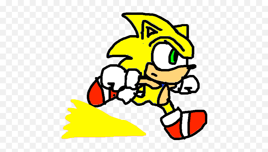 Super Sonic Run 1 1 Tynker - Super Sonic Drawing Run Emoji,Bashful Emoji