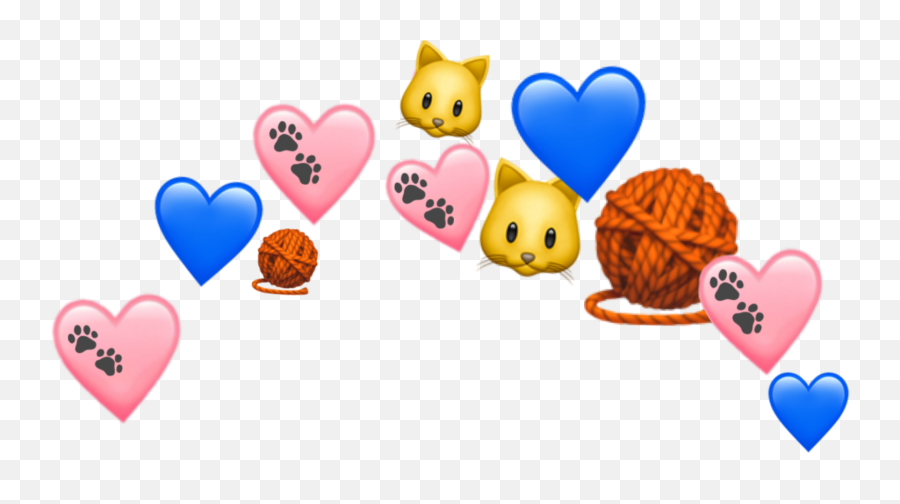 Tags - Pets Cats Kittycat Favoritepets Yarn Freetoedit Heart Emoji,Yarn Emoji