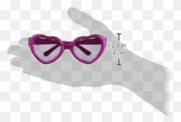 Minnie Mouse Glitter Heart Sunglasses Favors Goodies Party Decoration Supply 6ct - Headband Emoji,Emoji Hair Bows