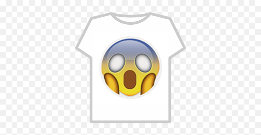 Face Screaming Emoji - T Shirt Roblox Navidad,Scream Emoji