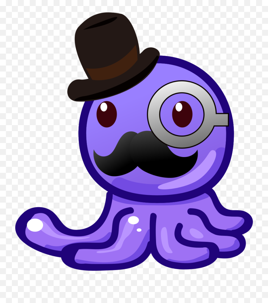 Peo - Gentleman Emoji,Octopus Emoji