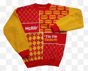 Mcrib U2013 Lauren E Grabau - Mcrib Sweater Emoji,Emoji Christmas Sweater