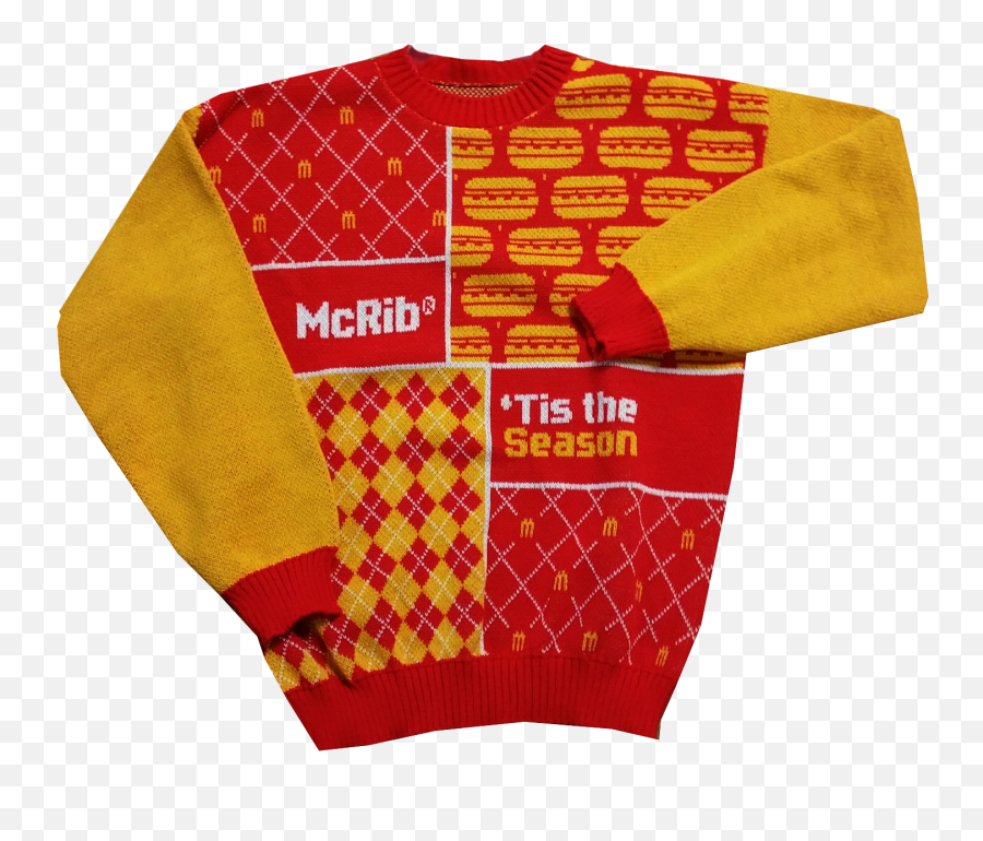 Mcrib U2013 Lauren E Grabau - Mcrib Sweater Emoji,Emoji Christmas Sweater