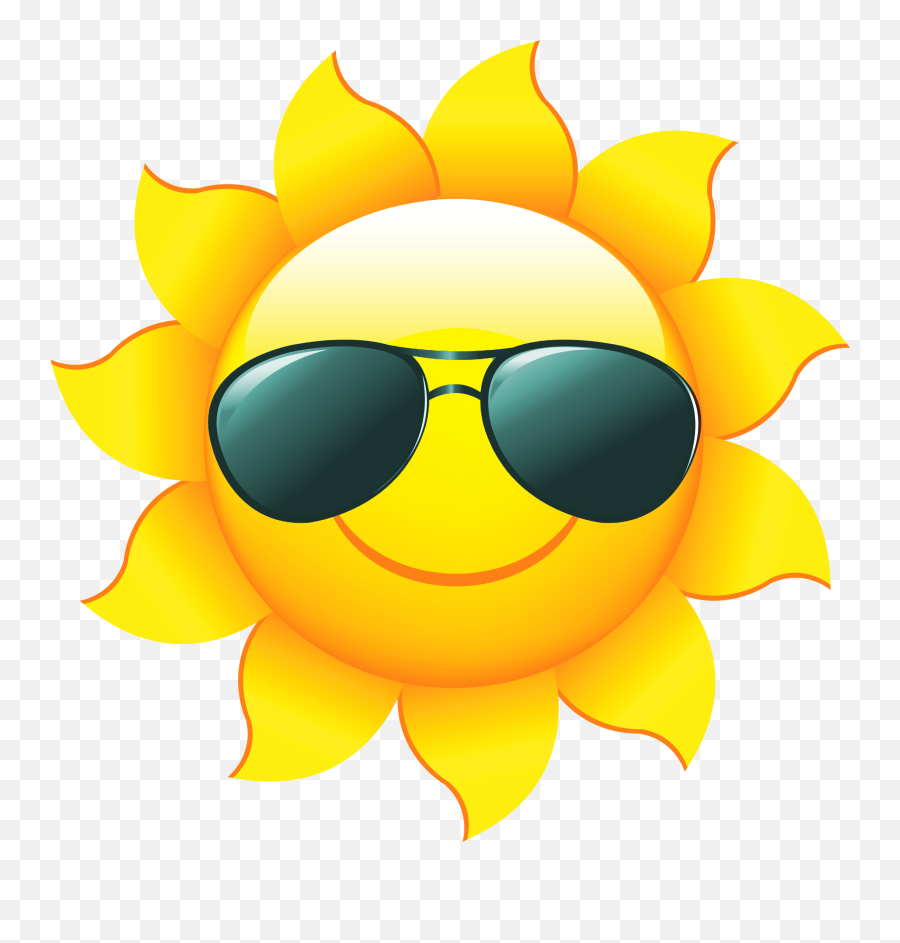 Sun Emoji Clipart - Summer Sun Clipart,Sunshine Emoji