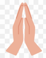 Praying Hands Clipart - Illustration Emoji