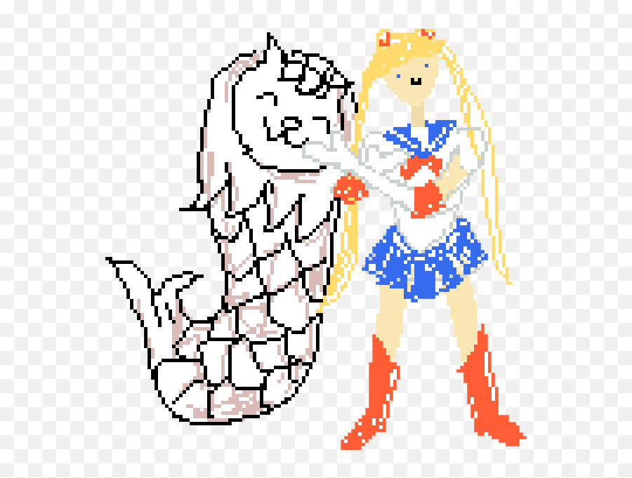The Merlion And Sailor Moon - Merlion Park Clipart Full Easy Merlion To Draw Emoji,Samsung Moon Emoji
