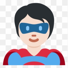 Superhero Emoji Clipart - Warren Street Tube Station