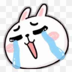 Cheer Rabbit Emoji Límmiðar fyrir WhatsApp - Dot