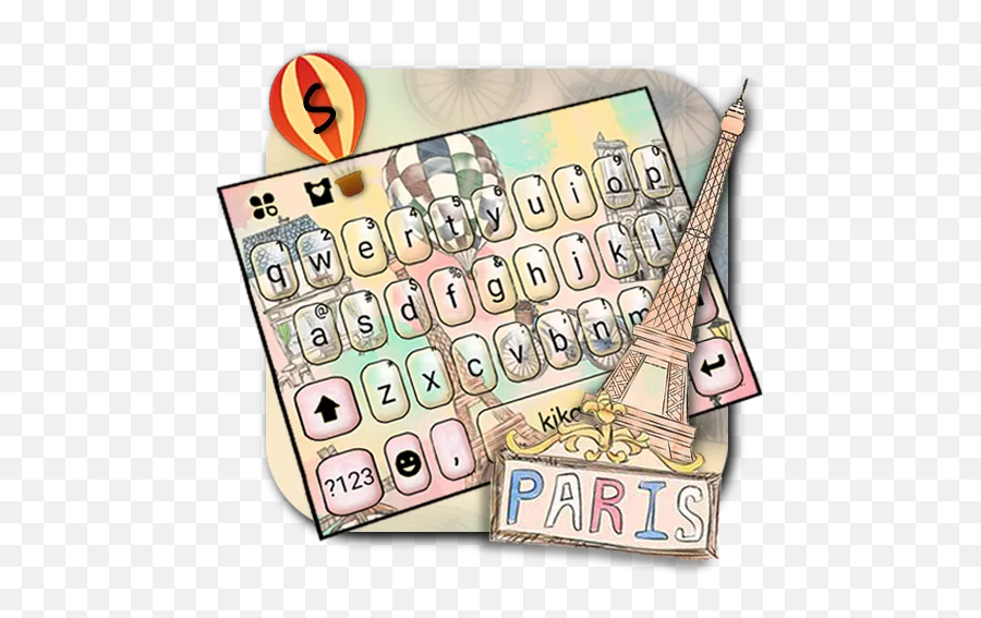 Get Romantic Paris Holiday Keyboard Theme Apk App For - Girly Emoji,Go Keyboard Emoji Sticker