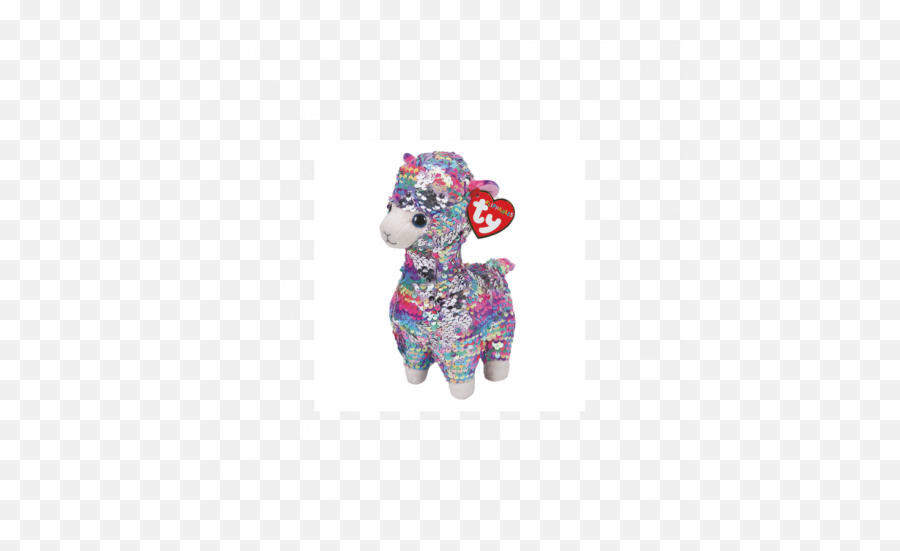 Ty Flippable Beanie Boo Lola Llama - Ty Flippables Sequin Plush Lola The Llama Emoji,Emoji Stuffed Toys
