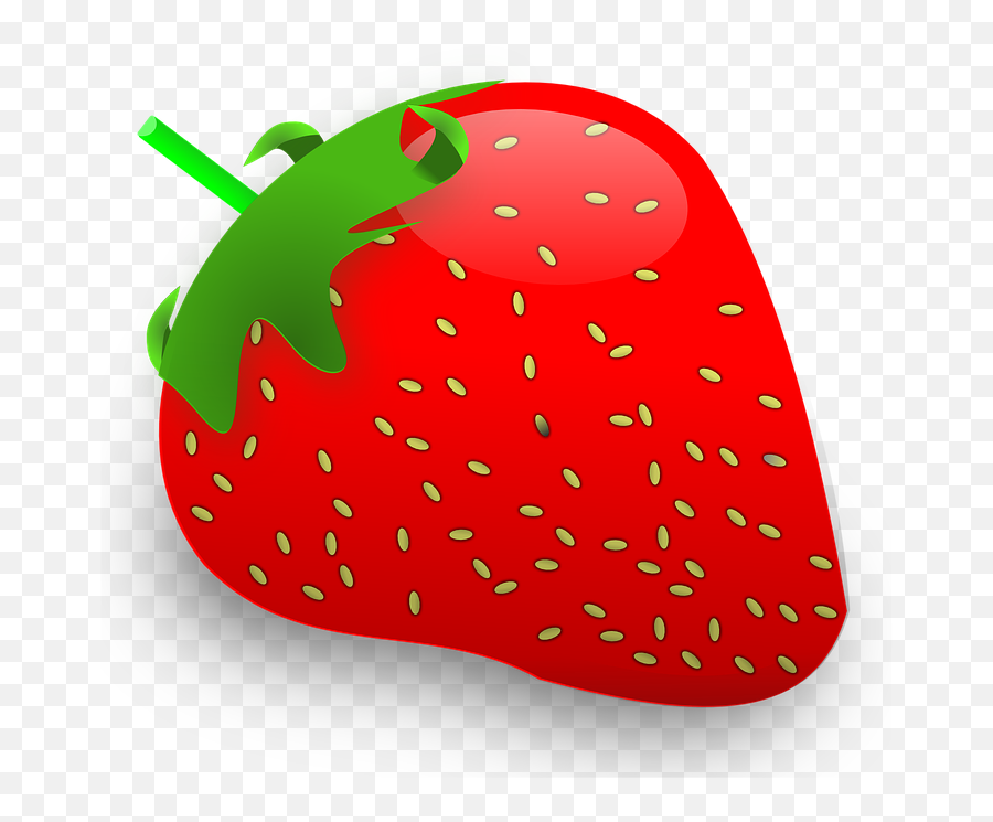 Free Strawberries Strawberry Vectors - Red Strawberry Clip Art Emoji,Emoji Yummy
