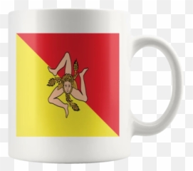 Products - Mug Emoji,Sicilian Flag Emoji