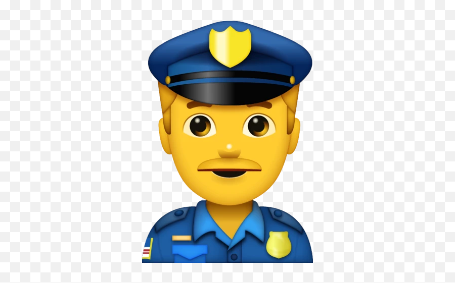 Police Man Emoji - Police Emoji Png,Man Emoji