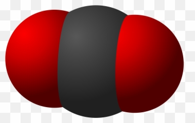Pco2 - Carbon Dioxide Molecule Vector Emoji