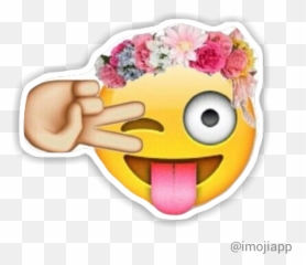 Images About Emoj On We Heart It - Wink Emoji,Yolo Emoji
