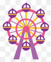 Wheel Clipart Ferris Wheel Wheel - Circle Emoji,Ferris Wheel Emoji