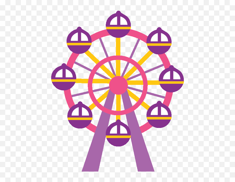 Wheel Clipart Ferris Wheel Wheel - Circle Emoji,Ferris Wheel Emoji