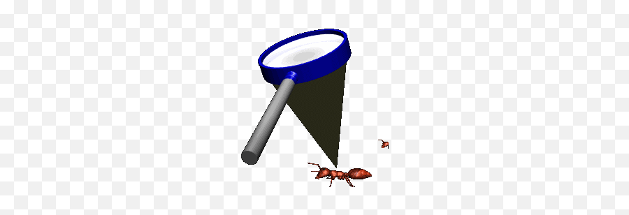 Top Right Pointing Magnifying Glass U - Magnifying Glass Ant Gif Emoji,Magnifying Glass Fish Emoji
