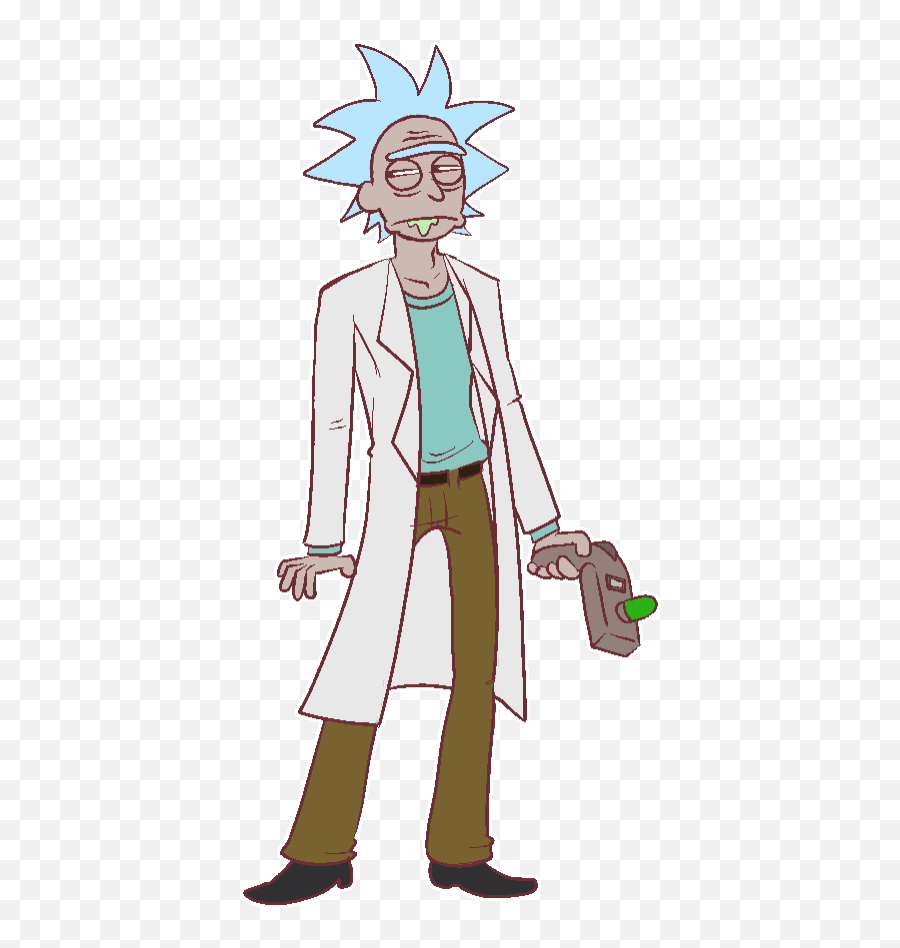 Top Rick Morty Season 3 Rick Escapes - Rick Sanchez Png Gif Emoji,Rick Emoji