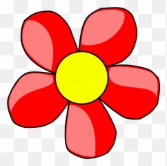 Bright Yellow Yellow Vectors - Red Flower Clipart Emoji,Yoga Emoticon