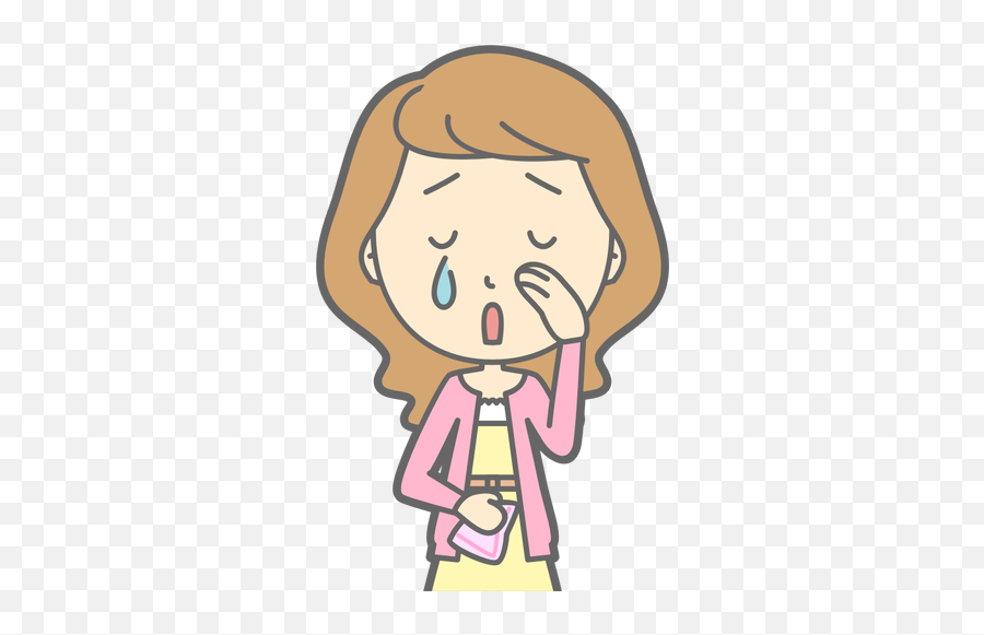 Crying Lady Vector Illustration - Mother Crying Clipart Emoji,Fairy Emoji