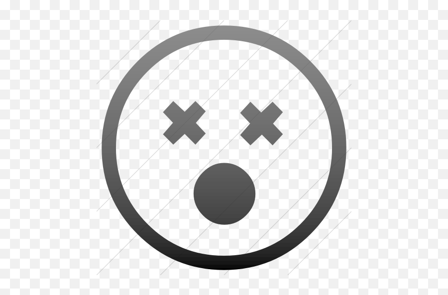 Simple Black Gradient Classic Emoticons - Cute Rainbow Pixel Art Emoji,Cross Eyed Emoticon