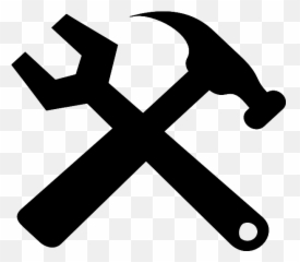 Hammer And Wrench Clipart - Hammer And Wrench Crossed Emoji,Wrench Emoji