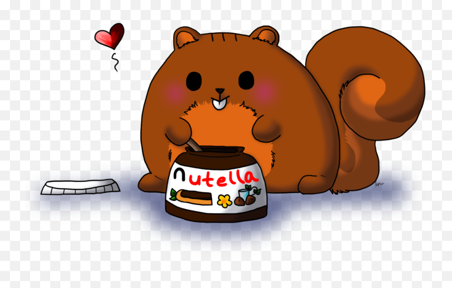 Layla White - Nutella Carina Emoji,Squirrel Emoji Android