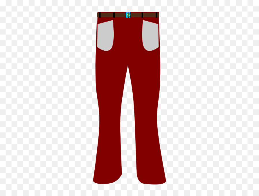Cord Pants - Pocket Emoji,Red Dress Dancing Emoji