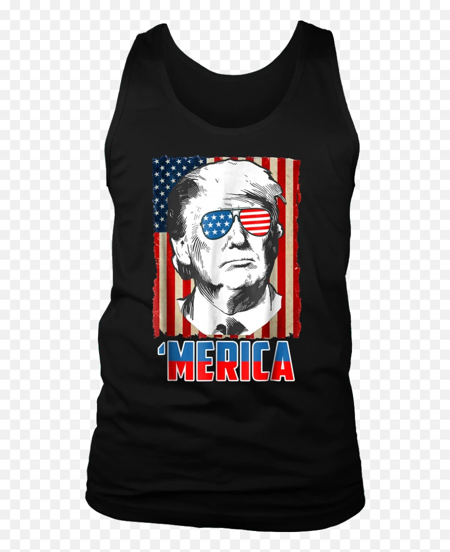 Donald Trump Merica Shirt For Women Men - Funny New Years Shirts Emoji,Rbg Flag Emoji