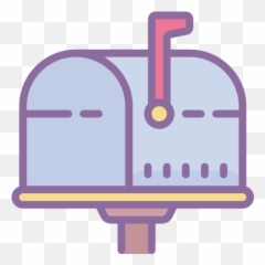 Mailbox Opened Flag Up Icon - Png Transparent Mailbox Clipart Png Emoji,Mailbox Emoji