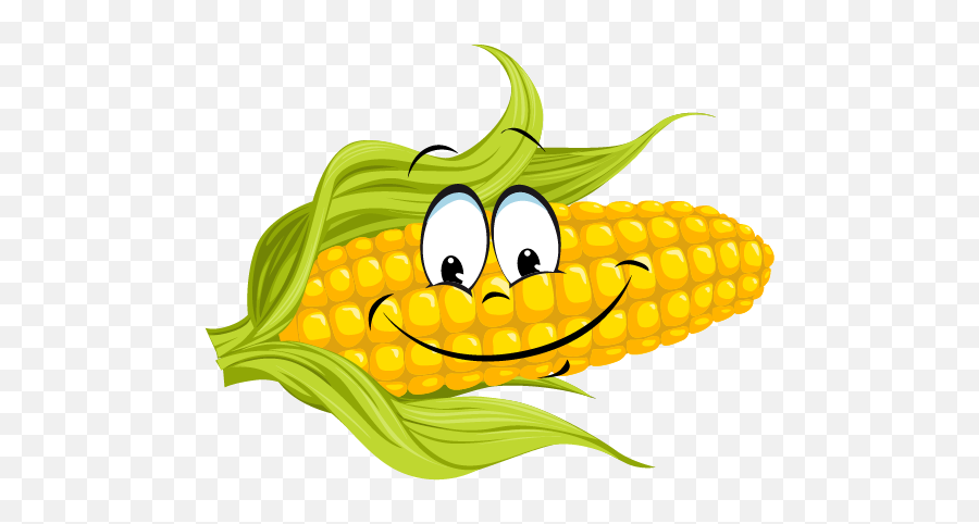 Corn Sp Emoji Stickers - Sweet Corn Cartoon,Emoji Corn