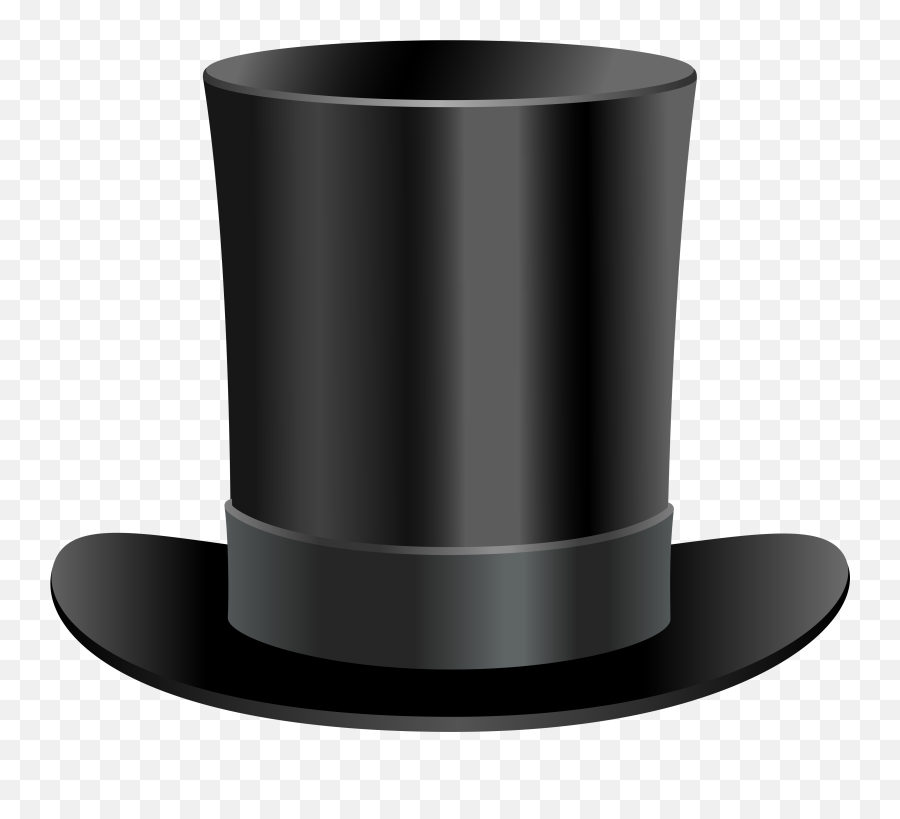 Black Top Hat Clipart - Abraham Lincoln Hat Clipart Emoji,Black Hat Emoji