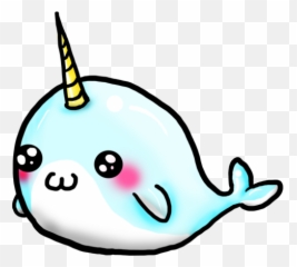 Narwhal - Easy Unicorn Kawaii Drawings Emoji,Narwhal Emoji