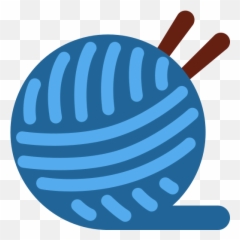 Yarn Emoji - Emoji Yarn Png,Knitting Emoji