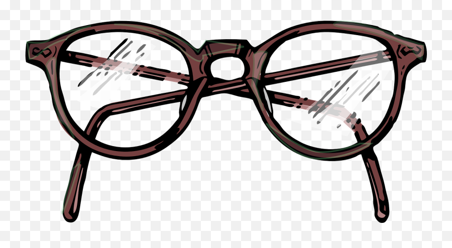 Specs Glasses Spectacles Eyes Brown - Glasses Drawing Png Emoji,Reading Glasses Emoji