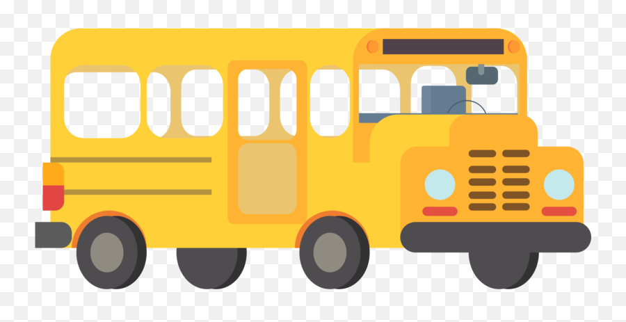 Transparent School Bus Driver Clipart - Transparent Background School Bus Clipart Emoji,School Bus Emoji