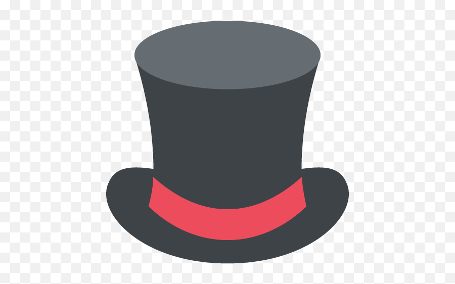 Top Hat Emoji For Facebook Email Sms - Sombrero Emoji Png,Emoji Hats