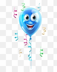 Spider Clipart Halloween Smiley Face - Blue Balloon Cartoon Free Emoji,Spider Emoticon